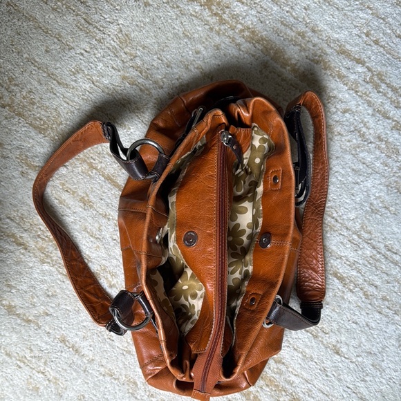 Nino Bossi  Brown Leather Handbag - Picture 5 of 6